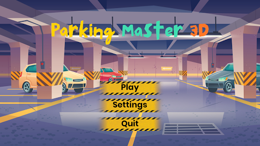 Parking Master 3D main menu